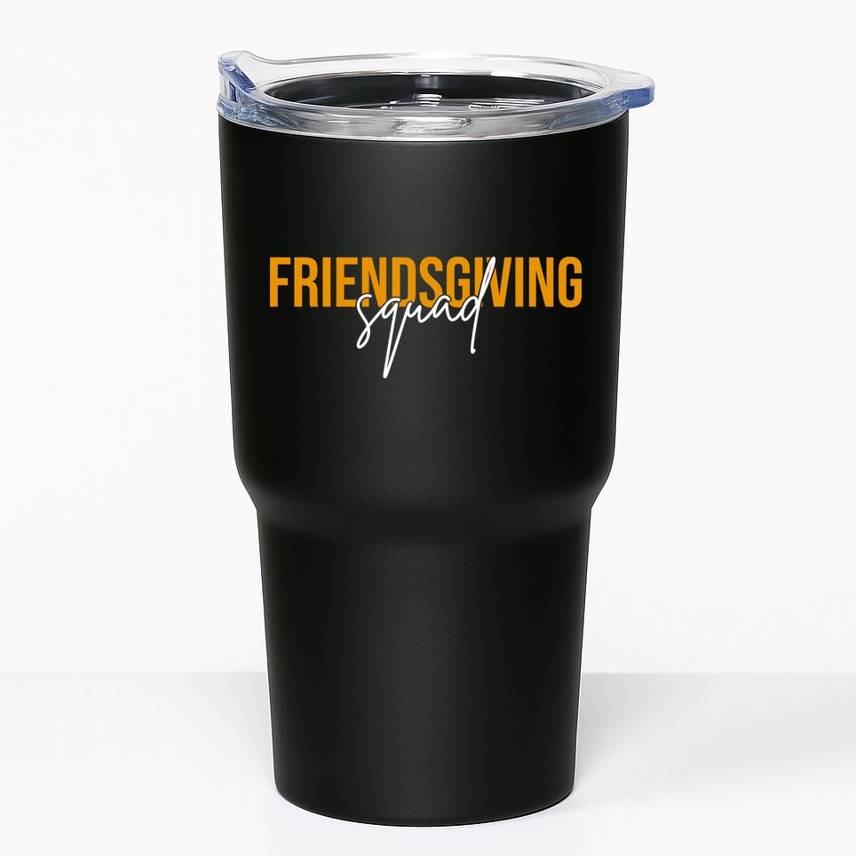 Friendsgiving Squad Holiday Gift Tumbler