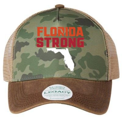 Florida Strong Hurricane Ian Support Florida Legacy Tie Dye Trucker Hat