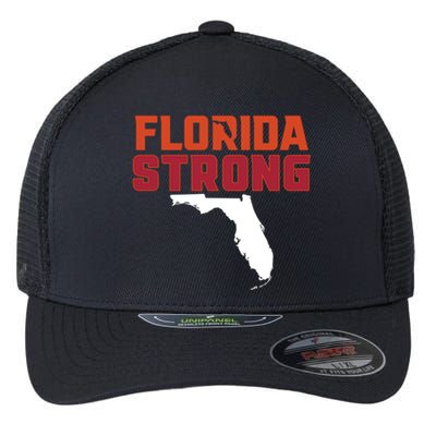 Florida Strong Hurricane Ian Support Florida Flexfit Unipanel Trucker Cap