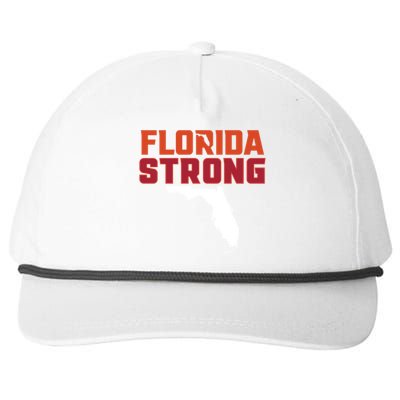 Florida Strong Hurricane Ian Support Florida Snapback Five-Panel Rope Hat