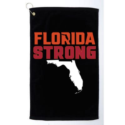 Florida Strong Hurricane Ian Support Florida Platinum Collection Golf Towel