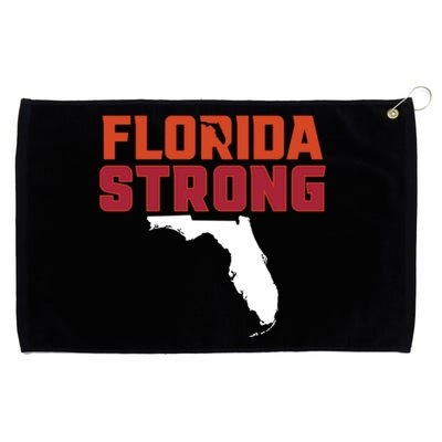 Florida Strong Hurricane Ian Support Florida Grommeted Golf Towel