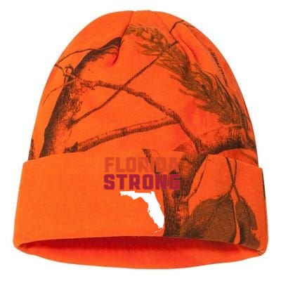 Florida Strong Hurricane Ian Support Florida Kati Licensed 12" Camo Beanie