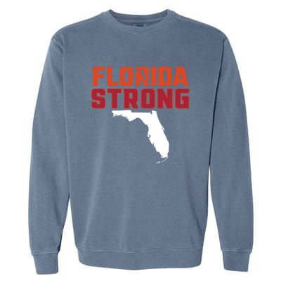 Florida Strong Hurricane Ian Support Florida Garment-Dyed Sweatshirt