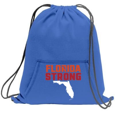 Florida Strong Hurricane Ian Support Florida Sweatshirt Cinch Pack Bag