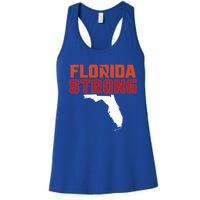 Florida Strong Hurricane Ian Support Florida Women's Racerback Tank