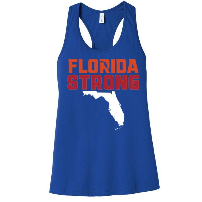 Florida Strong Hurricane Ian Support Florida Women's Racerback Tank