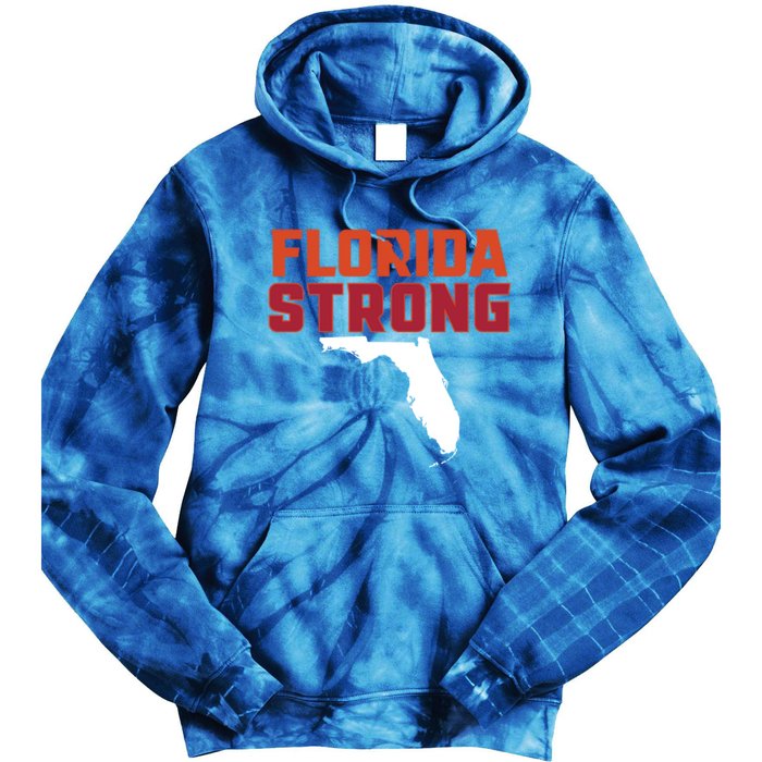 Florida Strong Hurricane Ian Support Florida Tie Dye Hoodie