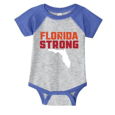 Florida Strong Hurricane Ian Support Florida Infant Baby Jersey Bodysuit