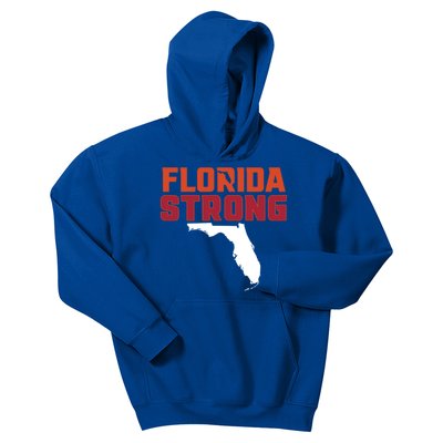 Florida Strong Hurricane Ian Support Florida Kids Hoodie