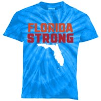 Florida Strong Hurricane Ian Support Florida Kids Tie-Dye T-Shirt