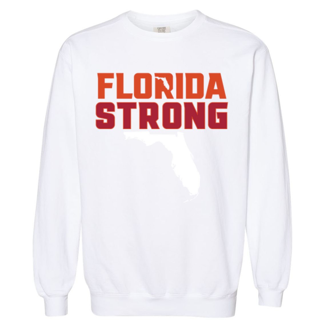 Florida Strong Hurricane Ian Support Florida Garment-Dyed Sweatshirt