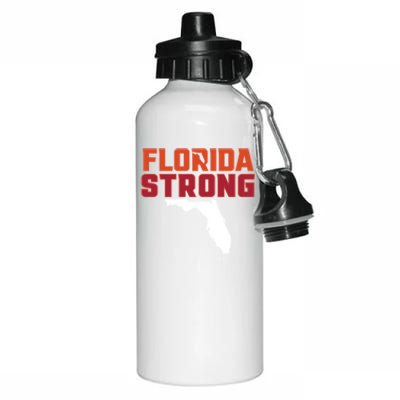 Florida Strong Hurricane Ian Support Florida Aluminum Water Bottle