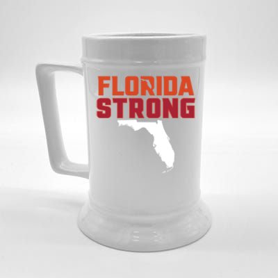 Florida Strong Hurricane Ian Support Florida Beer Stein