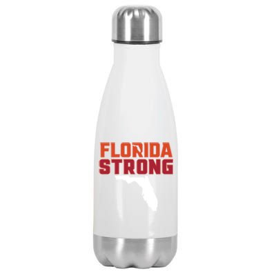 Florida Strong Hurricane Ian Support Florida Stainless Steel Insulated Water Bottle