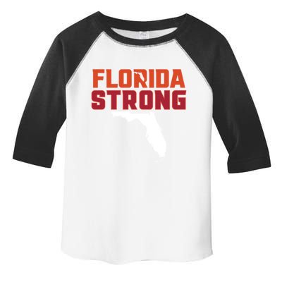 Florida Strong Hurricane Ian Support Florida Toddler Fine Jersey T-Shirt