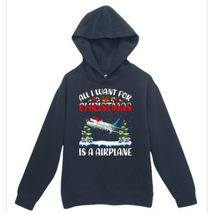 Funny Santa Hat All I Want For Christmas Is A Airplane Meaningful Gift Urban Pullover Hoodie