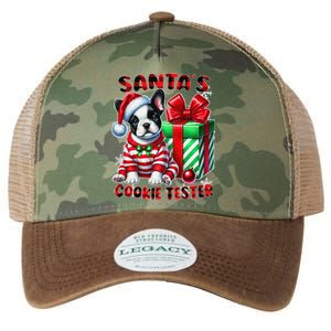 Frenchie Santa Hat & Christmas Lights Cute French Bulldog Legacy Tie Dye Trucker Hat