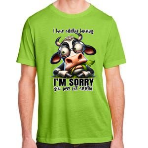 Funny Selective Hearing Sarcastic Cow Adult ChromaSoft Performance T-Shirt