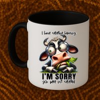 Funny Selective Hearing Sarcastic Cow Mug