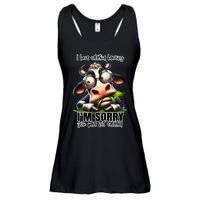 Funny Selective Hearing Sarcastic Cow Ladies Essential Flowy Tank