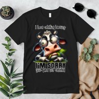 Funny Selective Hearing Sarcastic Cow Premium T-Shirt