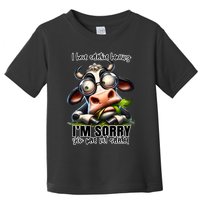 Funny Selective Hearing Sarcastic Cow Toddler T-Shirt