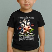 Funny Selective Hearing Sarcastic Cow Toddler T-Shirt