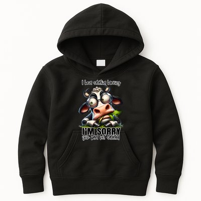 Funny Selective Hearing Sarcastic Cow Kids Hoodie