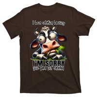 Funny Selective Hearing Sarcastic Cow T-Shirt