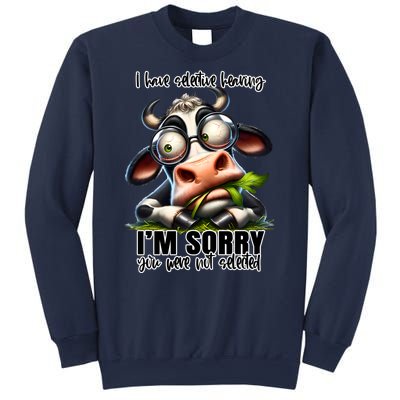 Funny Selective Hearing Sarcastic Cow Sweatshirt