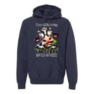 Funny Selective Hearing Sarcastic Cow Premium Hoodie