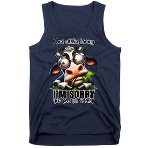 Funny Selective Hearing Sarcastic Cow Tank Top