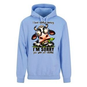 Funny Selective Hearing Sarcastic Cow Unisex Surf Hoodie