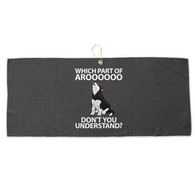 Funny Siberian Husky For Women Puppy Dog Huskies Lover Large Microfiber Waffle Golf Towel