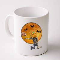 Football Skeleton Halloween Football Halloween Coffee Mug