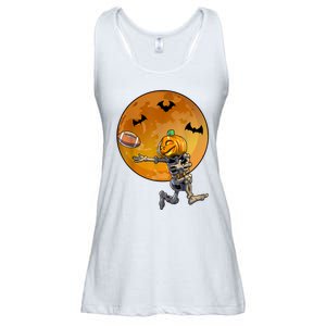 Football Skeleton Halloween Football Halloween Ladies Essential Flowy Tank