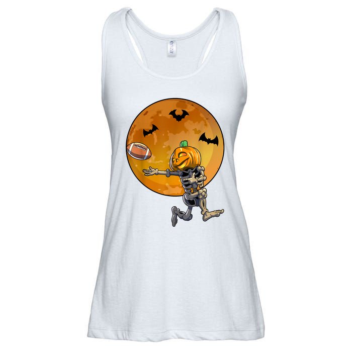 Football Skeleton Halloween Football Halloween Ladies Essential Flowy Tank