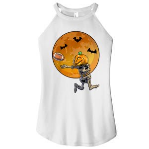 Football Skeleton Halloween Football Halloween Women's Perfect Tri Rocker Tank