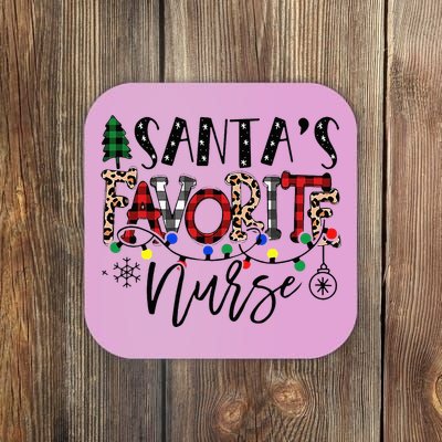 Festive Santa Hat for Nurses Spread Holiday Cheer! Coaster