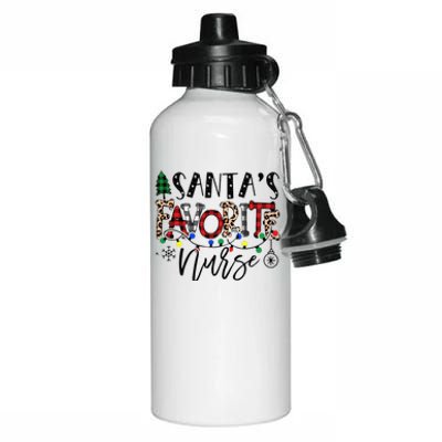 Festive Santa Hat for Nurses Spread Holiday Cheer! Aluminum Water Bottle