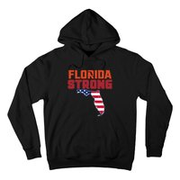 Florida Strong Hurricane Ian Support Florida American Flag Hoodie