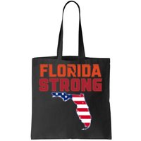 Florida Strong Hurricane Ian Support Florida American Flag Tote Bag