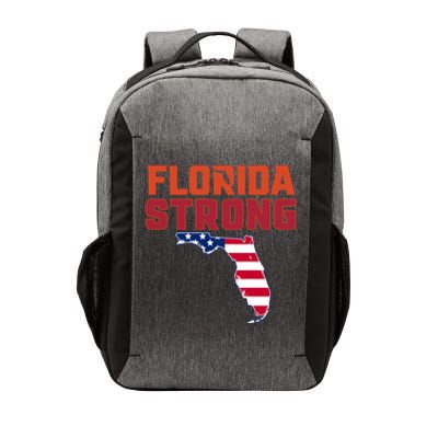 Florida Strong Hurricane Ian Support Florida American Flag Vector Backpack