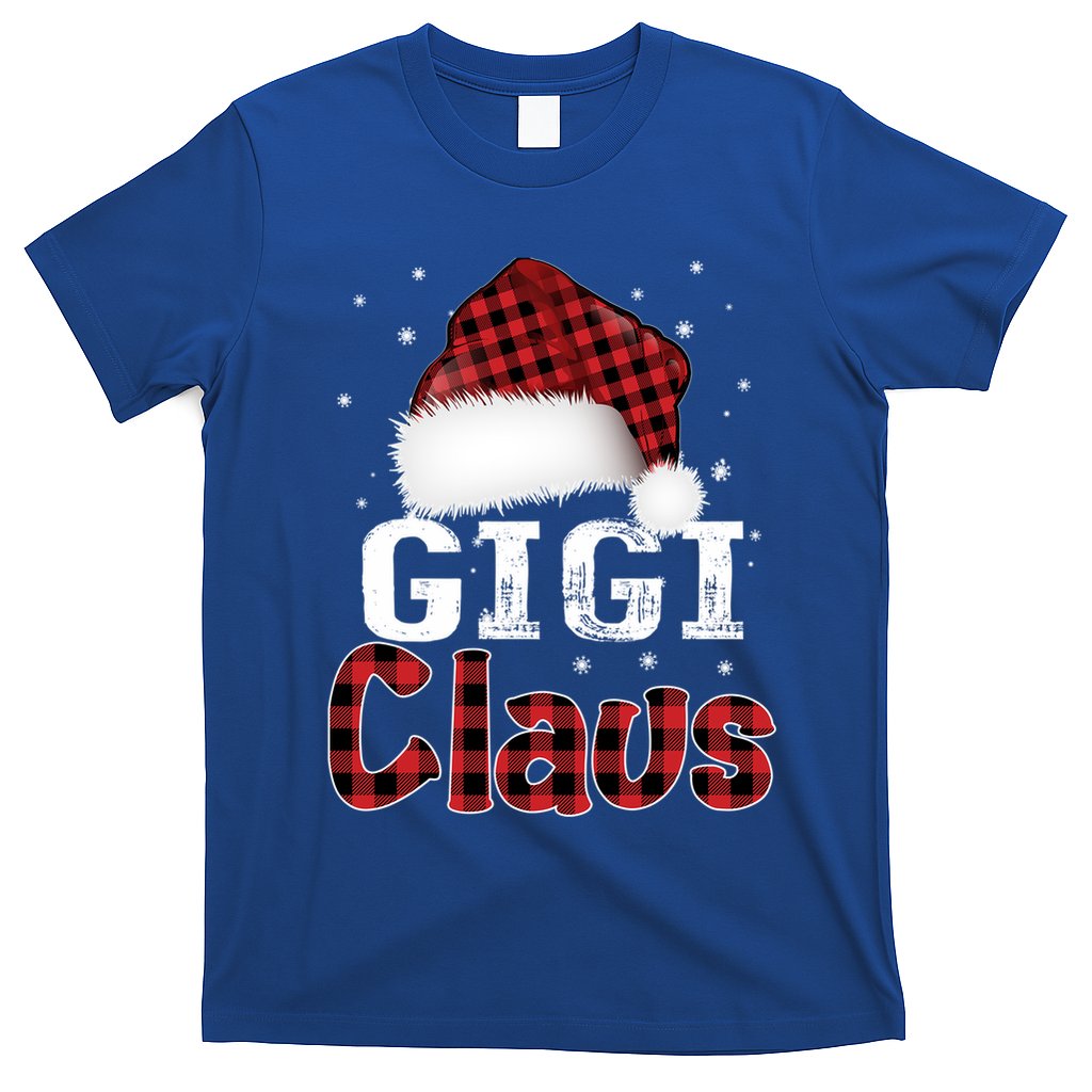 Fun Santa Hat Christmas Costume Family Matching Gigi Claus Gift T-Shirt