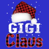Fun Santa Hat Christmas Costume Family Matching Gigi Claus Gift T-Shirt