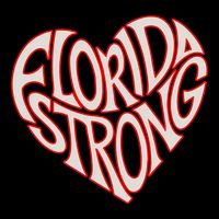 Florida Strong Heart State Pride Typography Toddler T-Shirt
