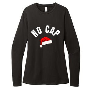 Funny Santa Hat Funny Christmas Gen Z Slang Womens CVC Long Sleeve Shirt