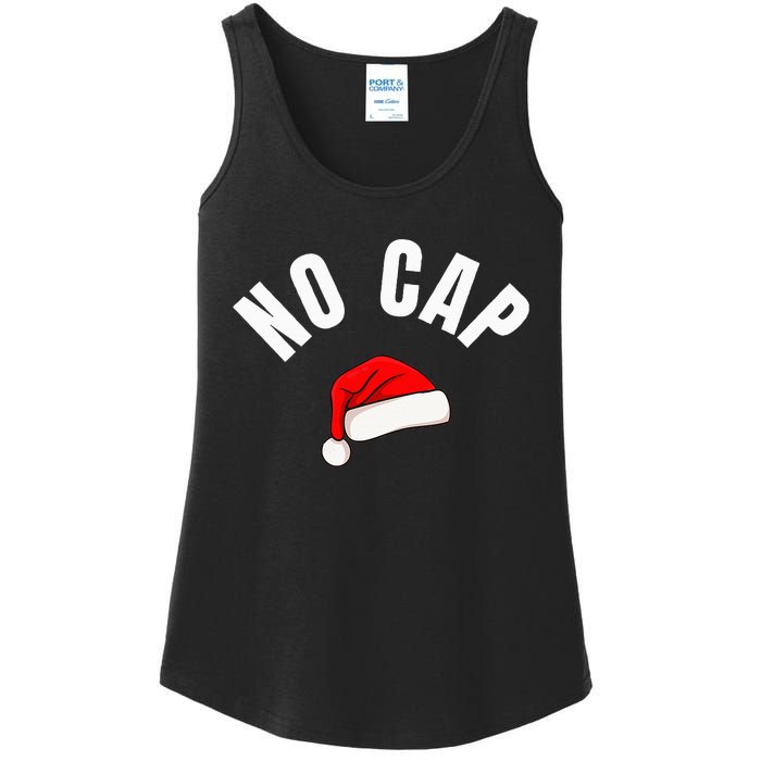 Funny Santa Hat Funny Christmas Gen Z Slang Ladies Essential Tank