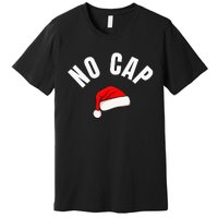 Funny Santa Hat Funny Christmas Gen Z Slang Premium T-Shirt